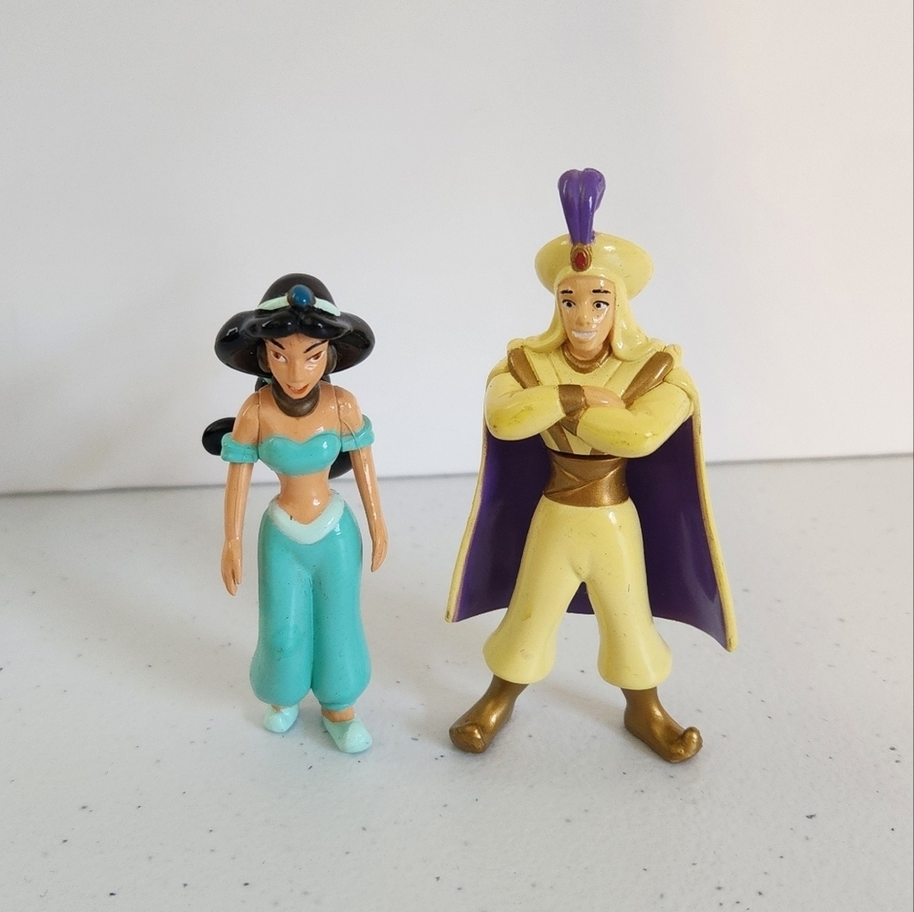 Aladdin Jasmine Disney Figurines Cake Topper Action Figure PVC